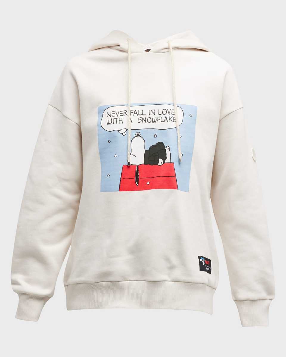x Peanuts Graphic Hoodie Sweater