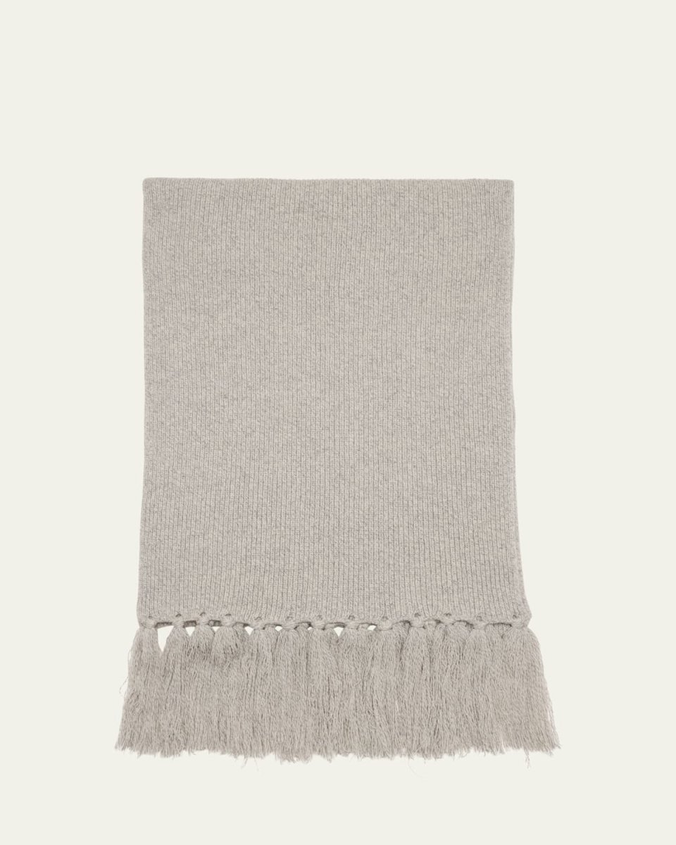 Italian Wool Fringe Scarf