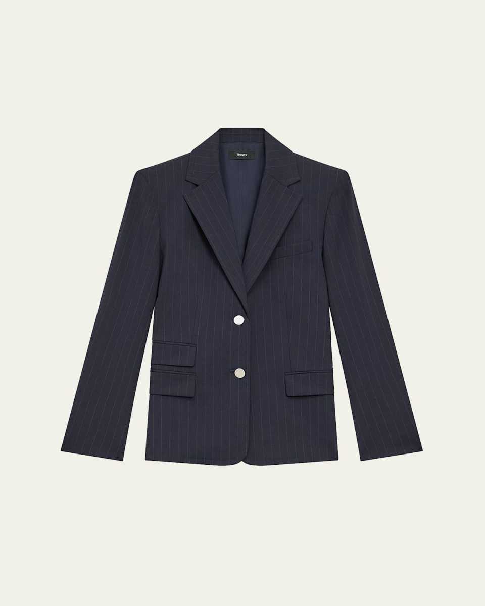 Pinstripe Tailored Jacket
