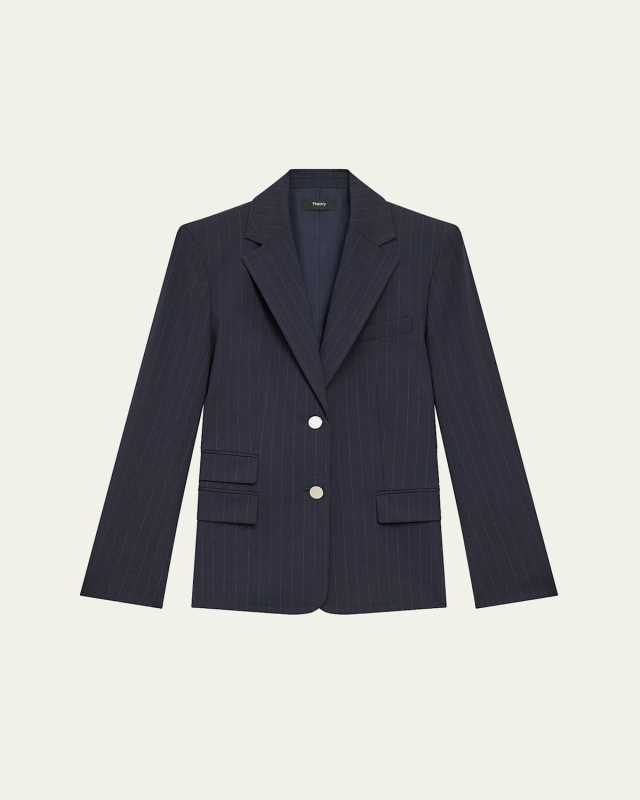 Pinstripe Tailored Jacket