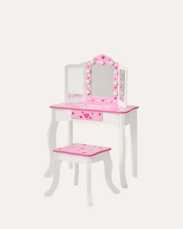 Girl's Little Princess Gisele Vanity W/ LED Lights