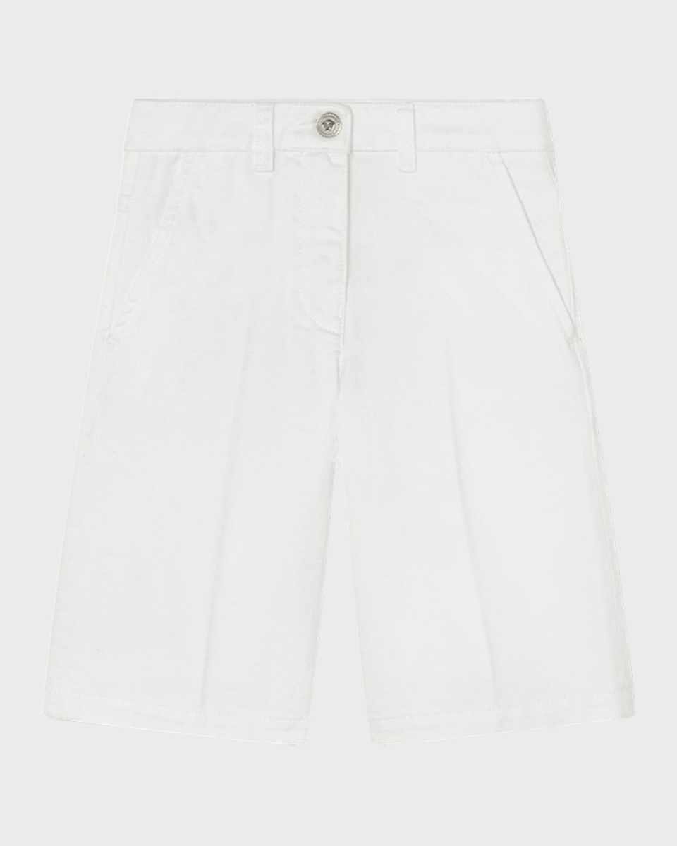 Girl'd Gabardine Wide Leg Trousers, Size 4-6