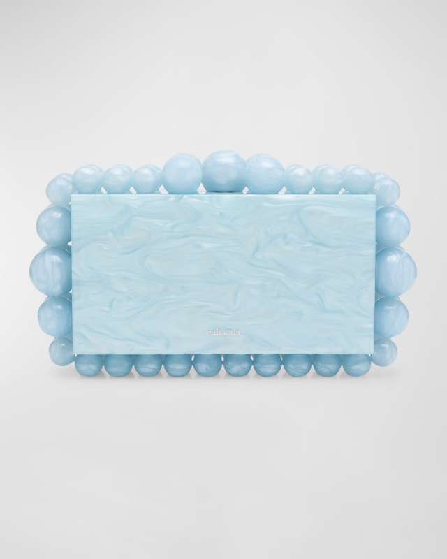 Eos Beaded Acrylic Clutch Bag