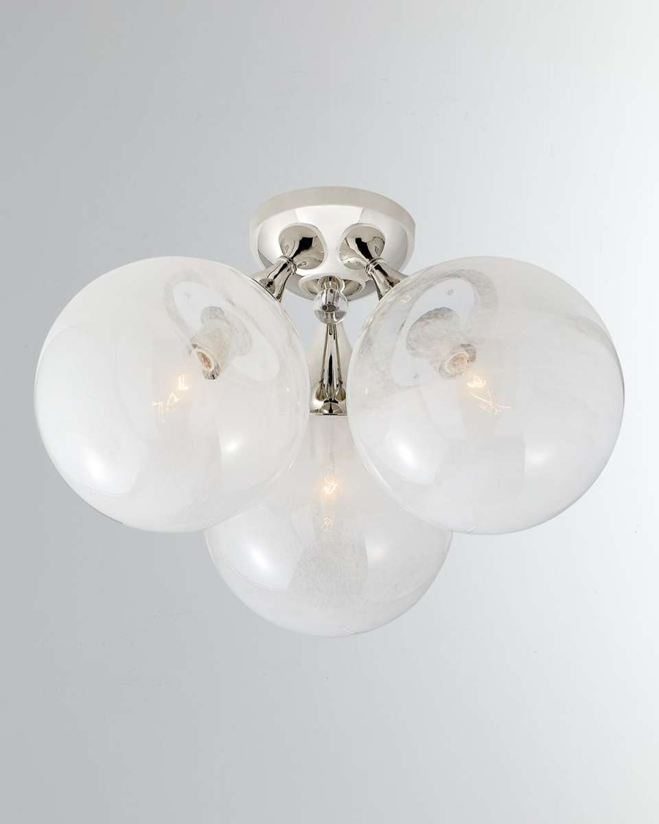 Cristol Large Triple Flush Mount By AERIN