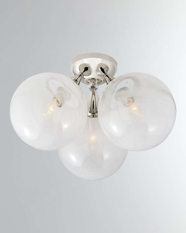 Cristol Large Triple Flush Mount By AERIN