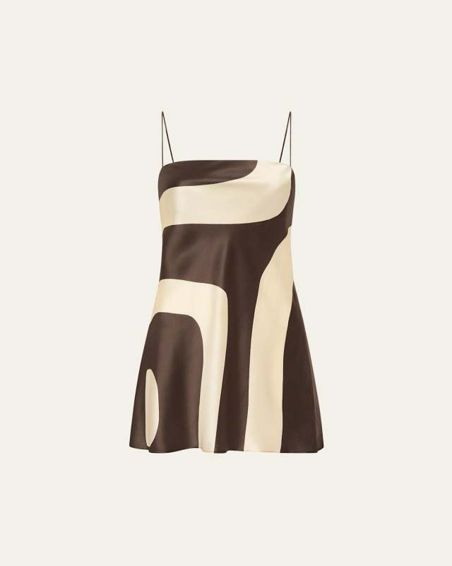 Freddie Silk Slip Mini Dress