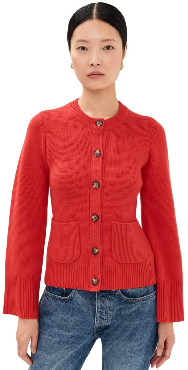 Pistola Denim Dani Cardigan Rouge