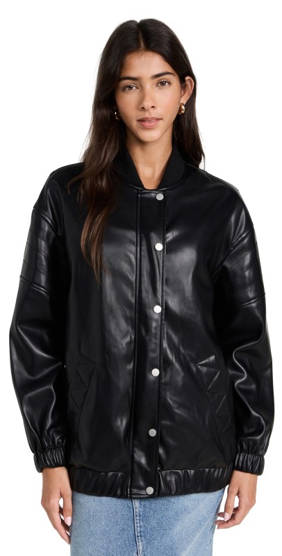 Avec Les Filles Bomber Jacket Black