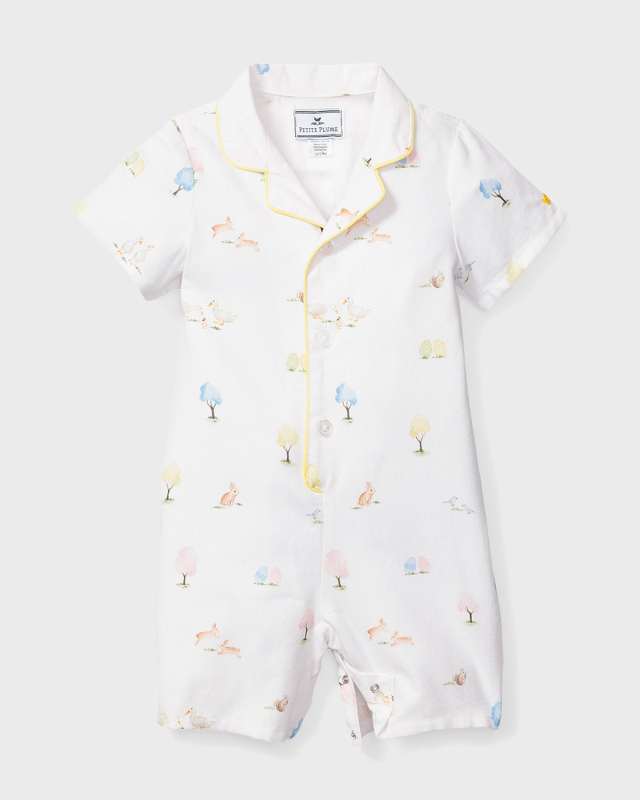 Kid's Easter Gardens Classic Romper, Size Newborn-24M