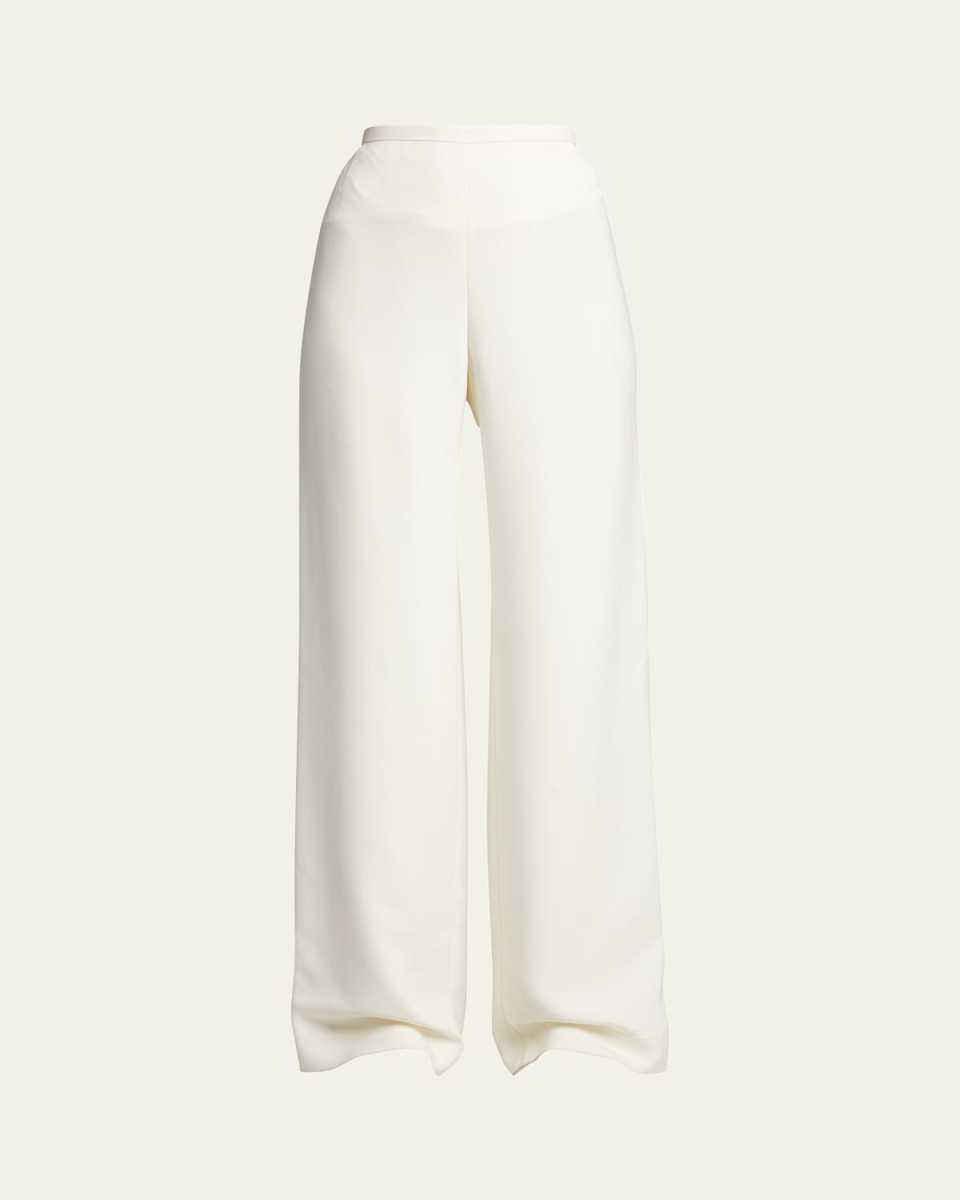 Roger Wide-Leg Viscose-Wool Pants