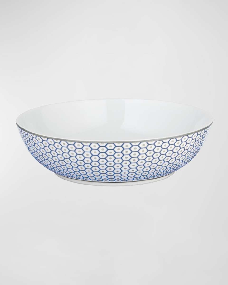 Tresor Blue Breakfast Coupe Plate, Deep