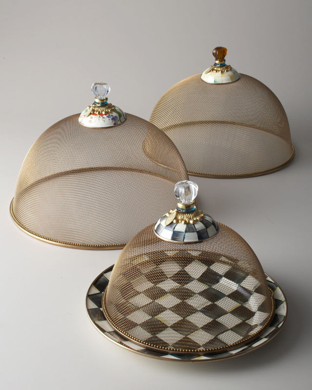Small Courtly Check Mesh Dome
