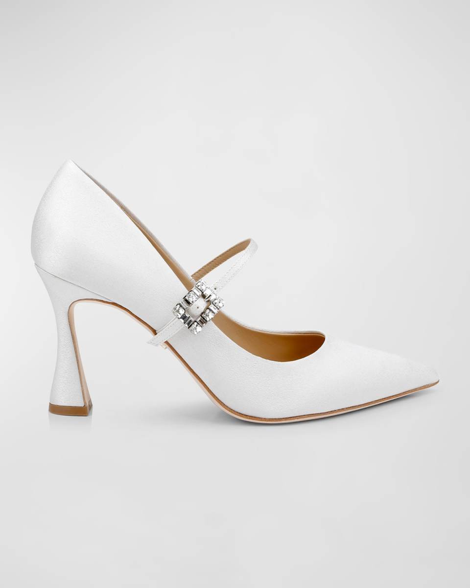 Antonia Silk Mary Jane Pumps