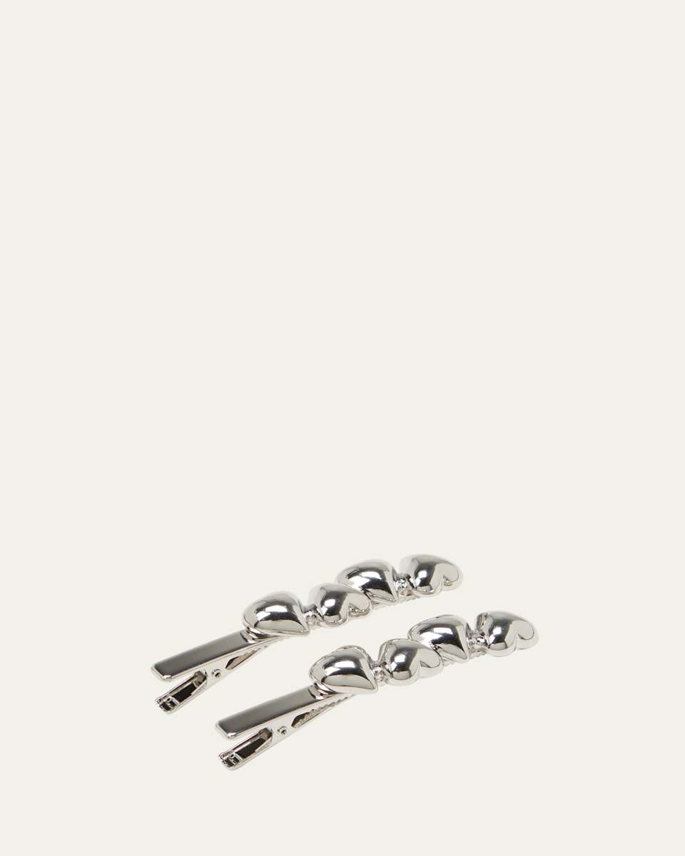 Heart Salon Clips, Set of 2