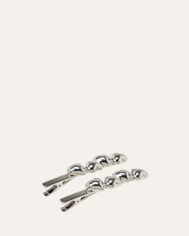 Heart Salon Clips, Set of 2