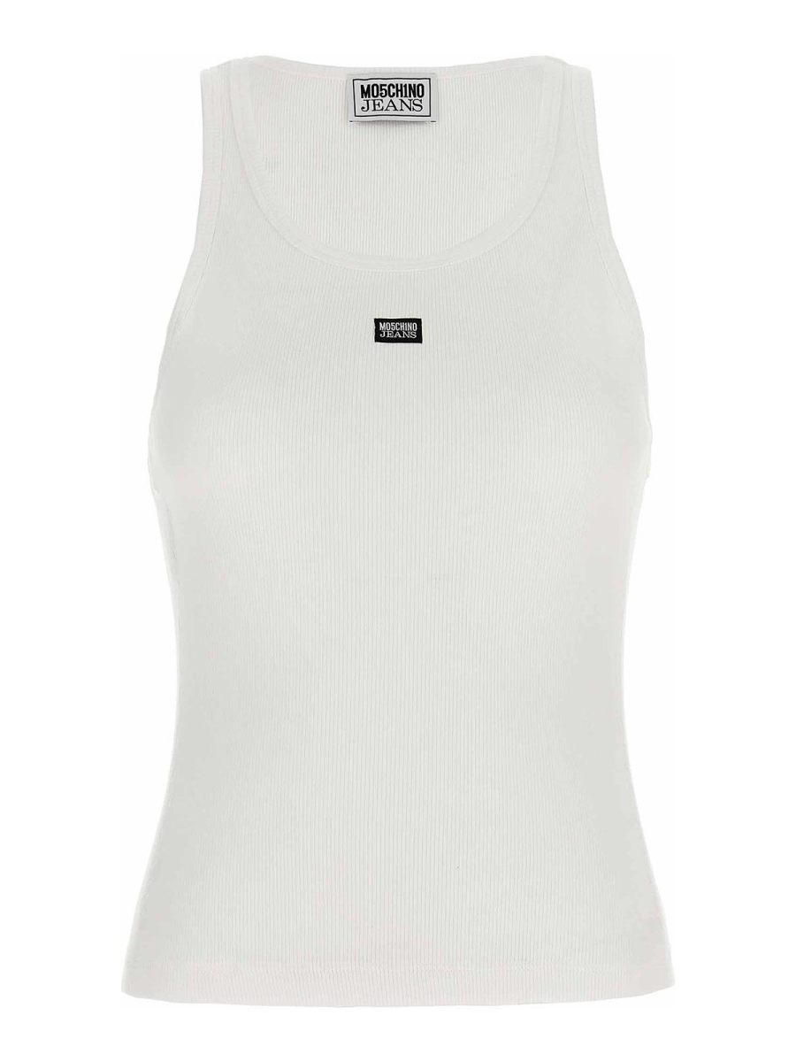 Moschino Jeans Top - Blanc