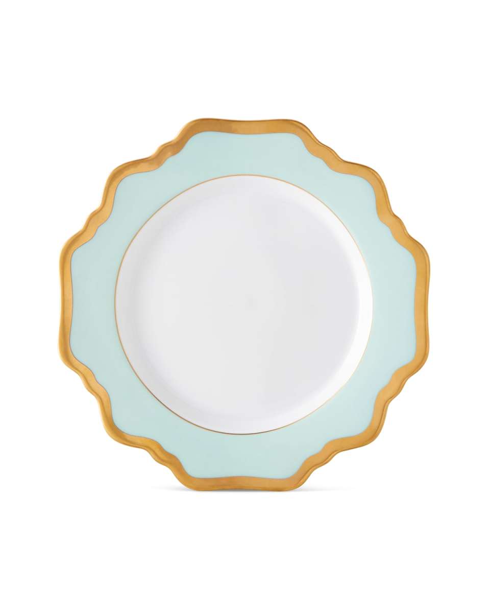 Aqua Rimmed Bread & Butter Plate