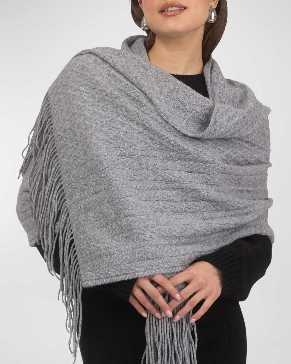 Knit Cashmere Scarf