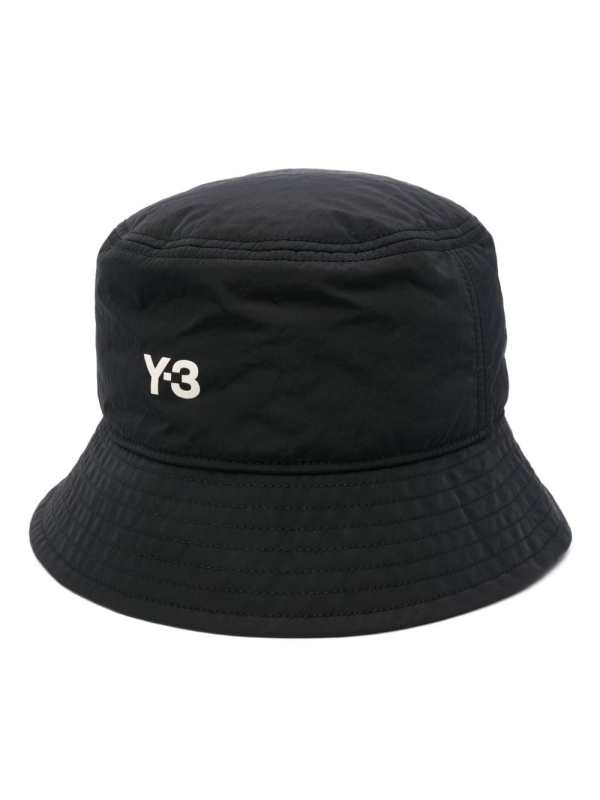 x Adidas logo-print bucket hat