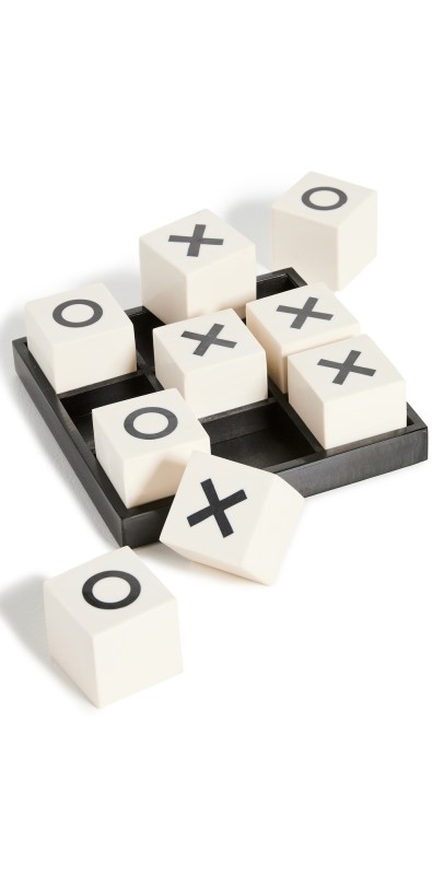 Tizo Design Tizo Tic Tac Toe Game Brown/Cream One Siz