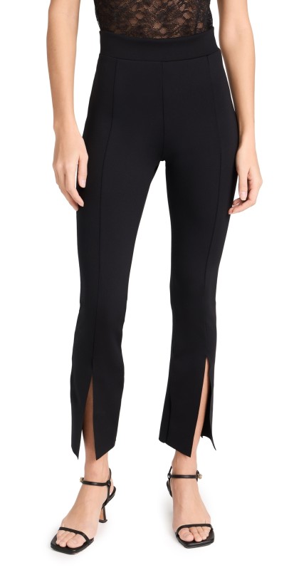 Commando Neoprene 7/8 Split Front Pants Black