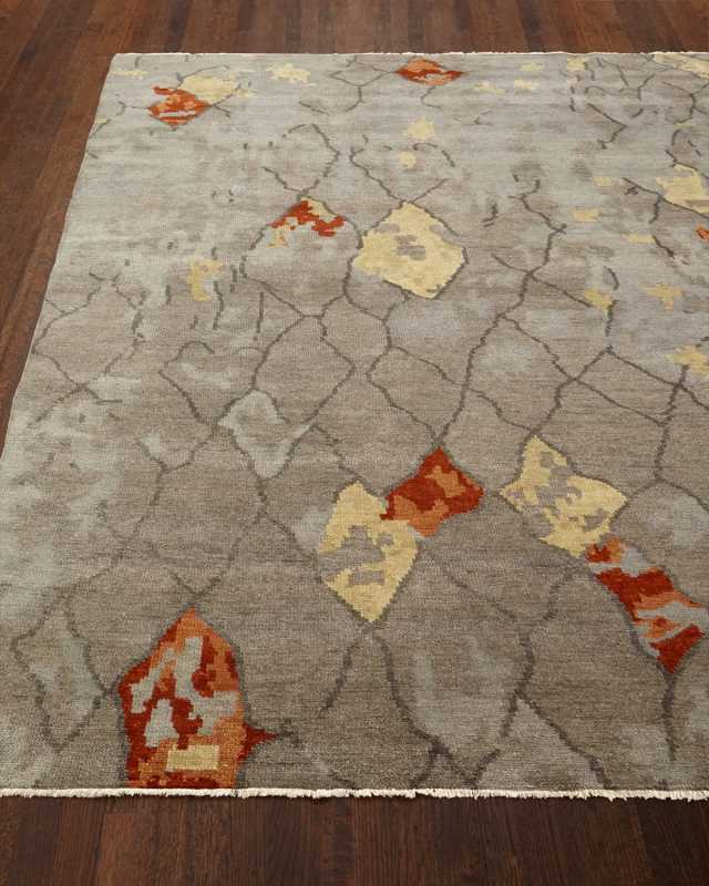 Abda Hand-Knotted Rug, 4' x 6'