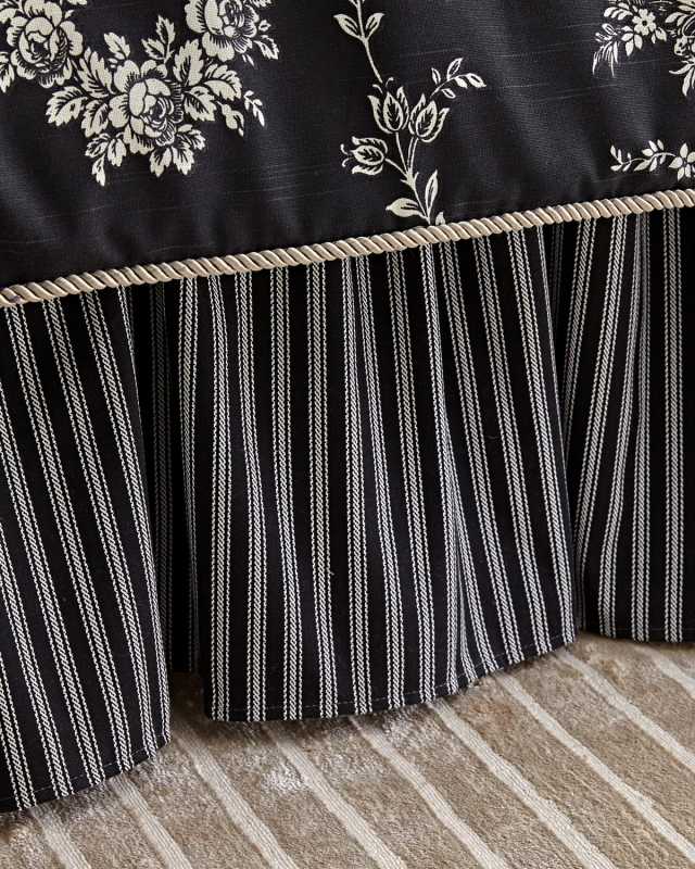 "French Toile" Dust Skirt, KING