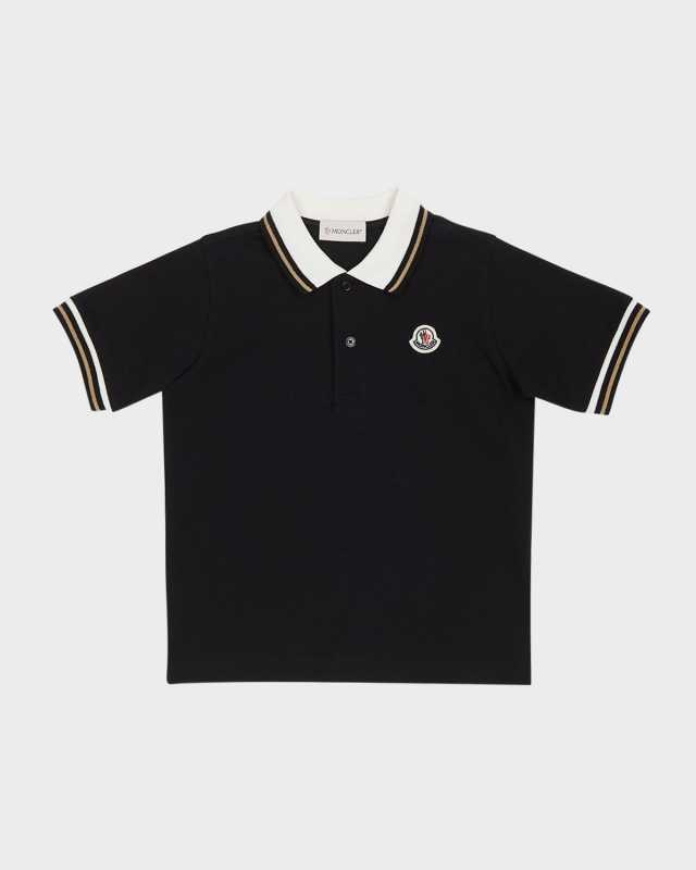 Boy's Cotton Piqué Short-Sleeve Polo Shirt, Size 8-14