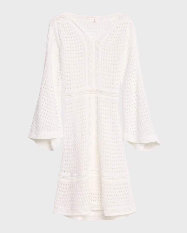x High Summer Crochet Mini Dress