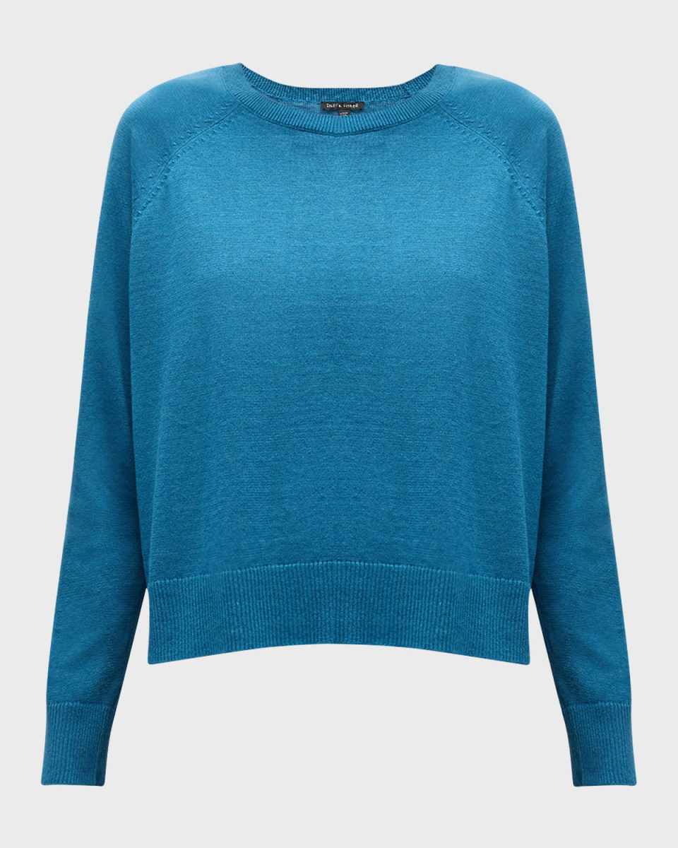 Raglan-Sleeve Knit Pullov