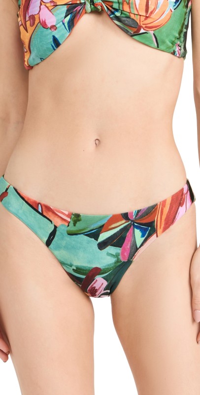 FARM Rio Banana Foliage Bikini Bottoms Banana Foliage Multi