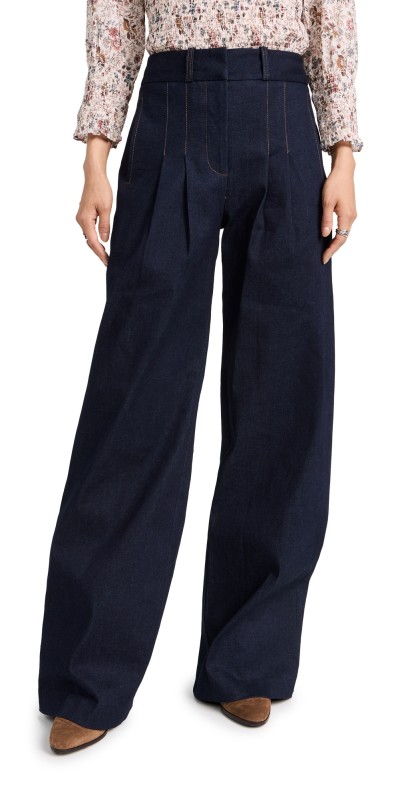 Veronica Beard Rennert Trousers DARK OXFORD