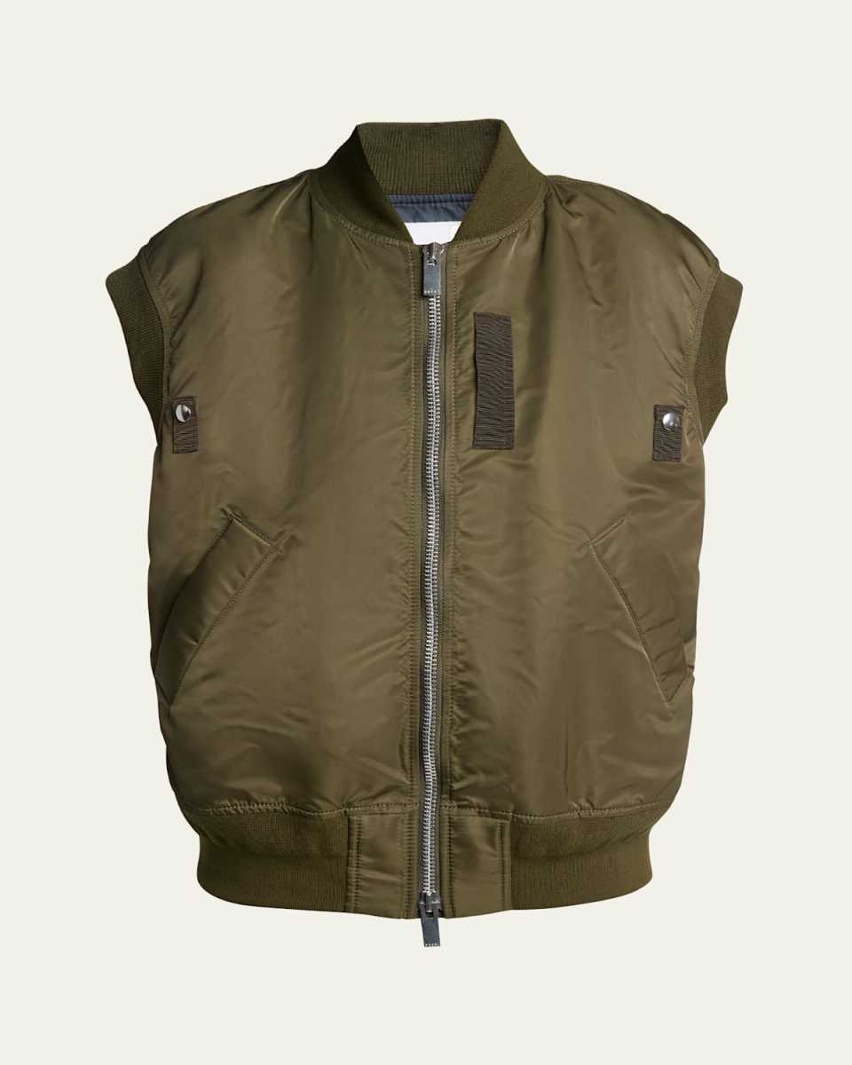 Nylon Bomber Vest
