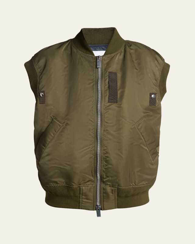 Nylon Bomber Vest