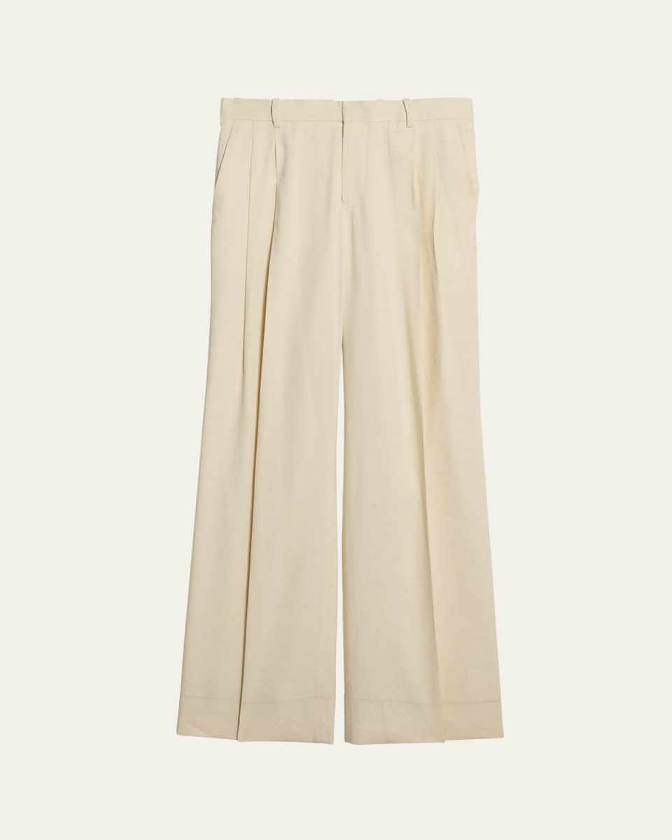 Double Pleated Pants