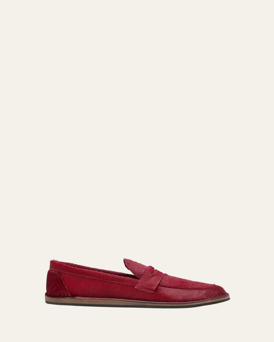 Cary Calf Hair Penny Loafers