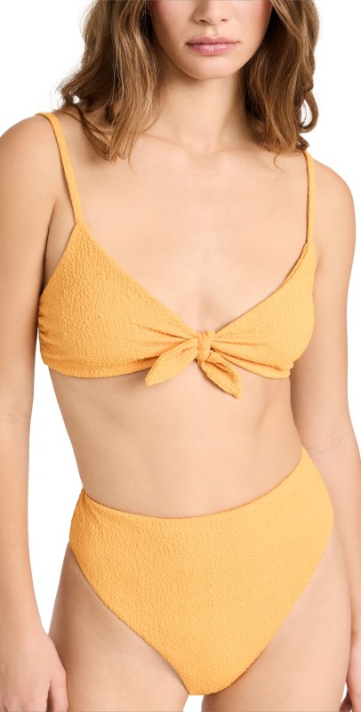 MARA HOFFMAN Carla Bikini Top Marigold