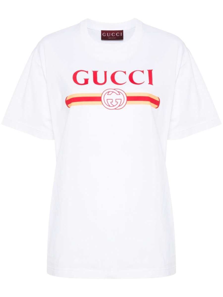 logo-print cotton T-shirt
