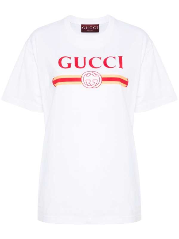 logo-print cotton T-shirt