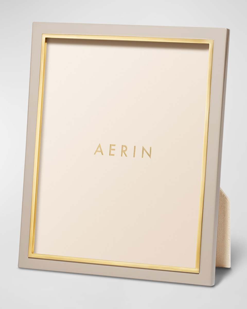 Varda Lacquer Photo Frame, French Blue - 8x10