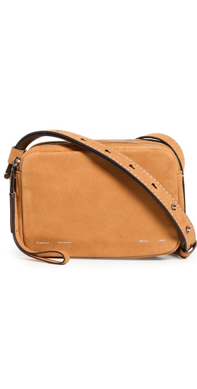 Proenza Schouler White Label Suede Watts Camera Bag Honey