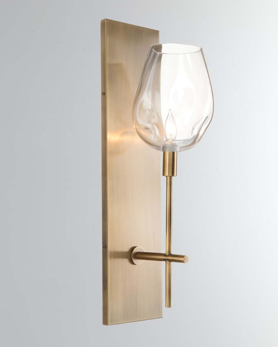 Glass Globe Wall Sconce