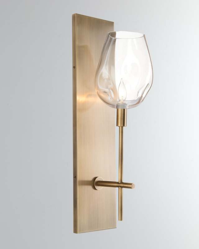 Glass Globe Wall Sconce