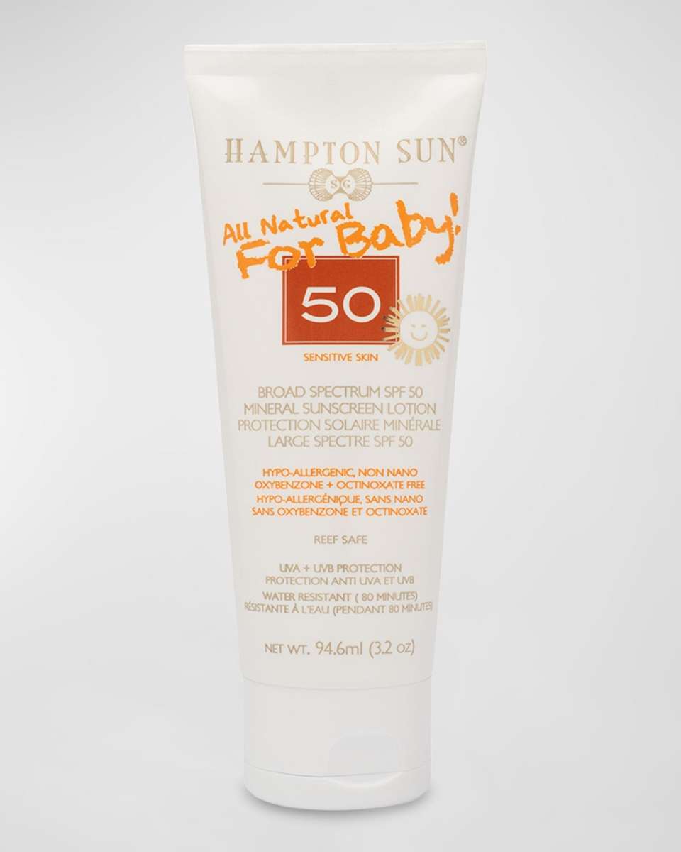 3.2 oz. SPF 50 All Natural Sunscreen For Baby
