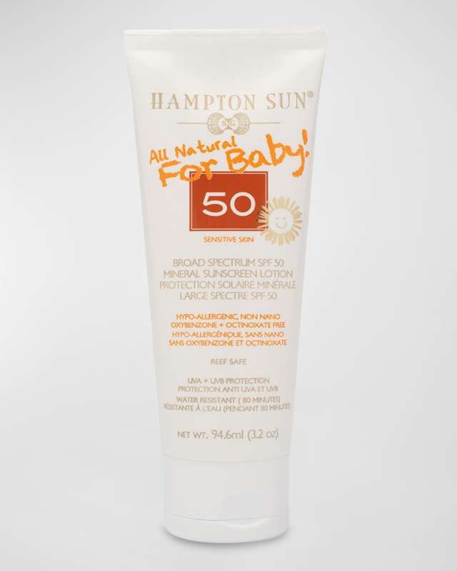 3.2 oz. SPF 50 All Natural Sunscreen For Baby