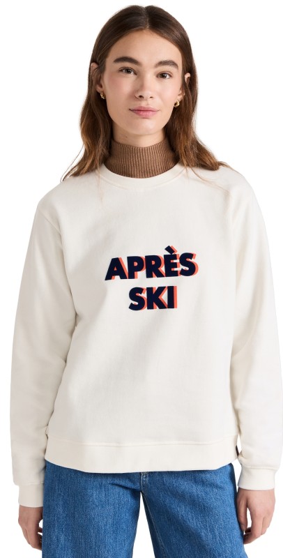 KULE Raleigh Apres Ski Sweatshirt Cream