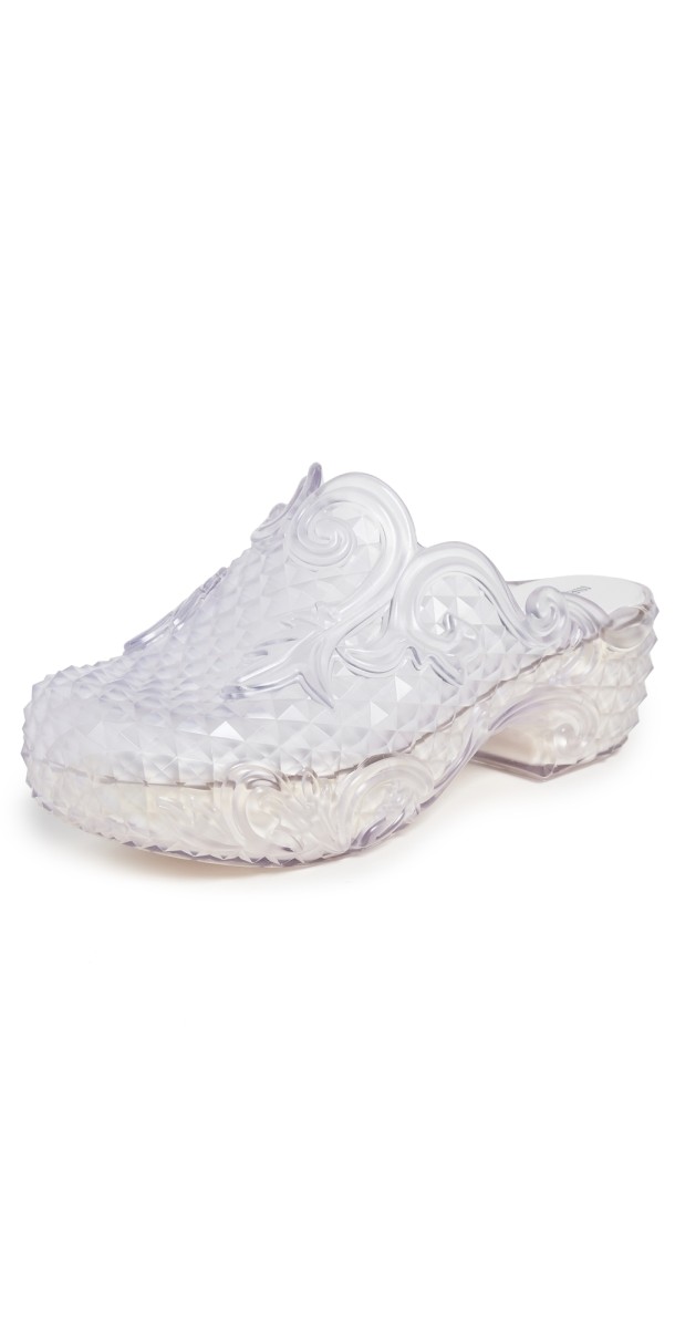 Melissa Melissa x Y/Project Court Clogs Clear/White