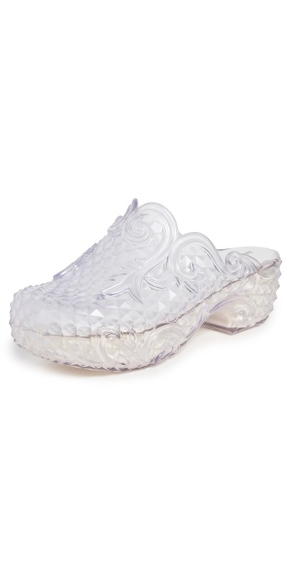 Melissa Melissa x Y/Project Court Clogs Clear/White