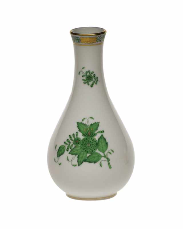 Chinese Bouquet Green Vase
