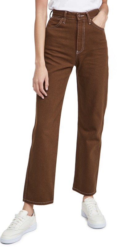 Reformation Cowboy Jeans Chocolate